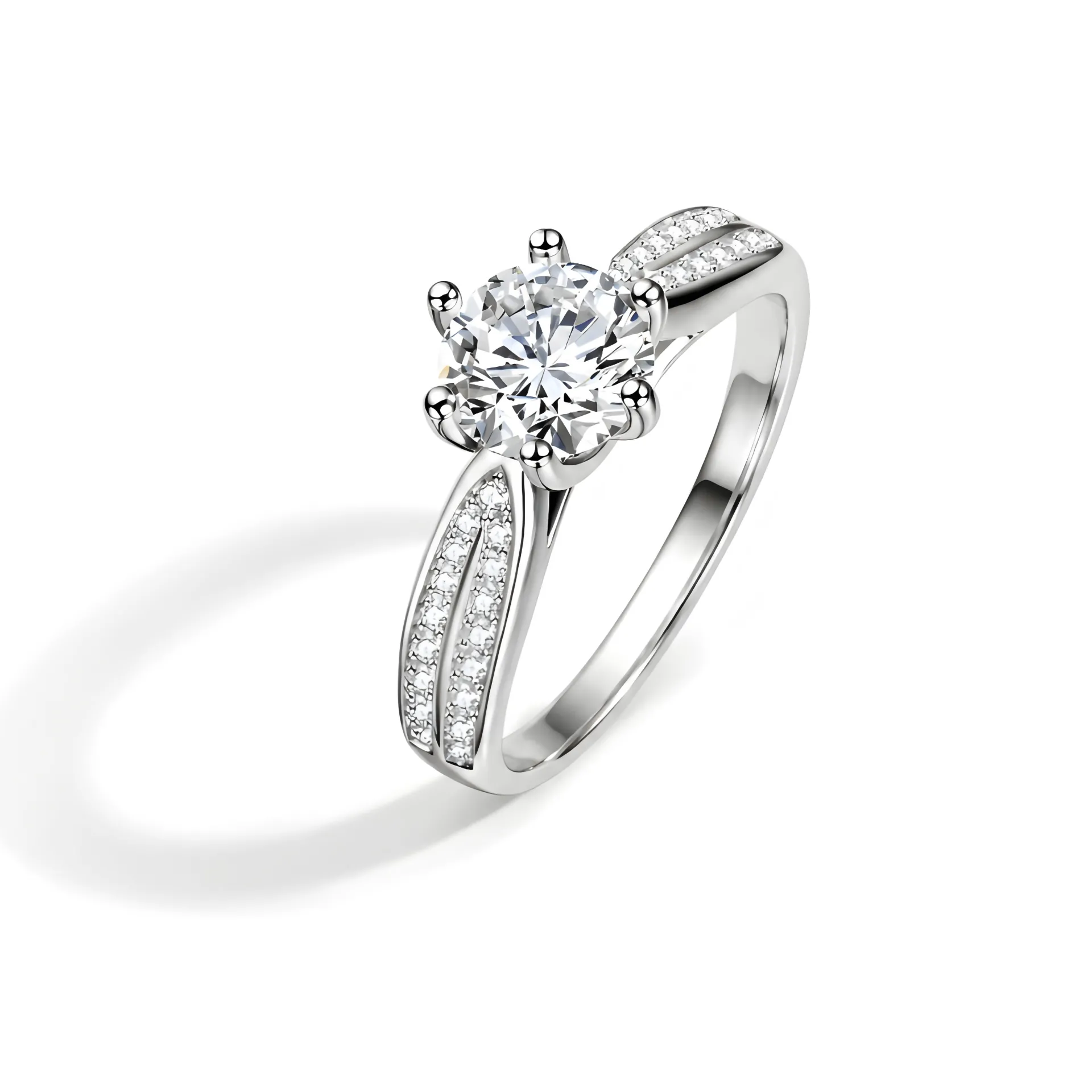 Whisper of Light Diamond Ring – A Timeless Promise of Brilliance