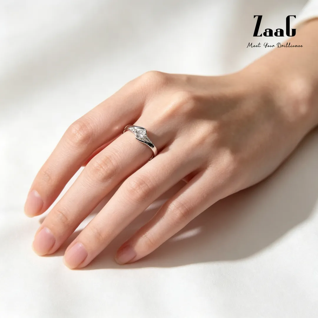 Tangled Love Curve Ring