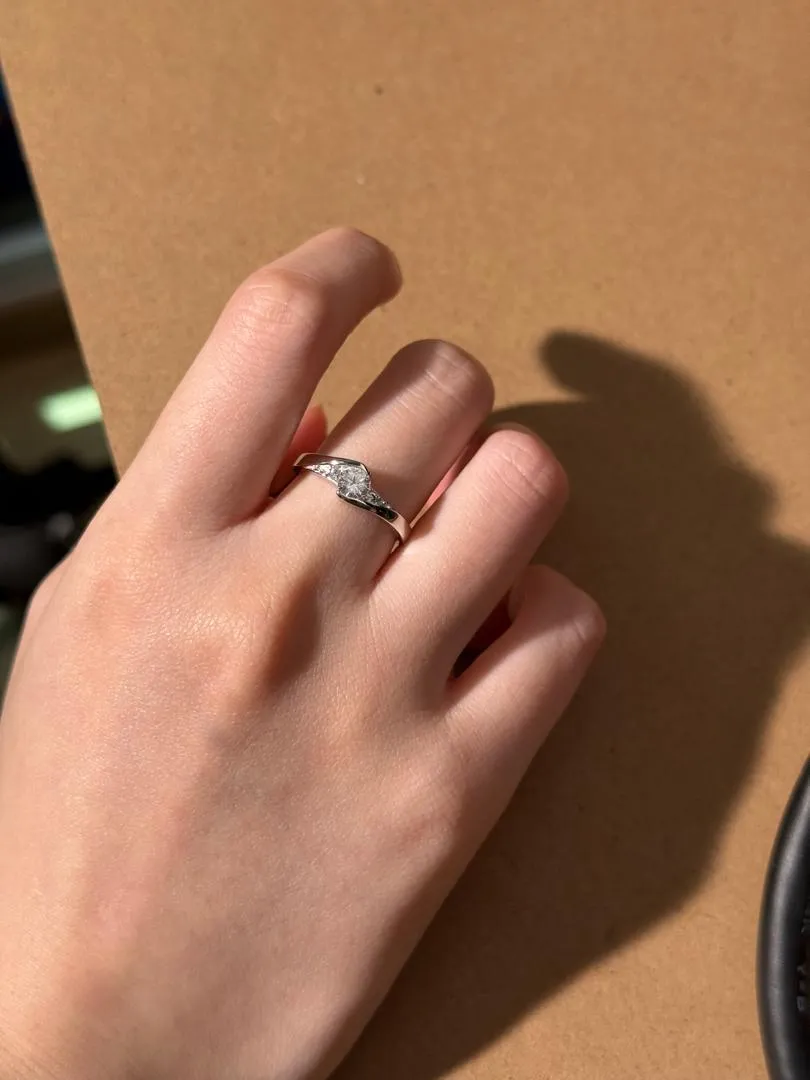Tangled Love Curve Ring