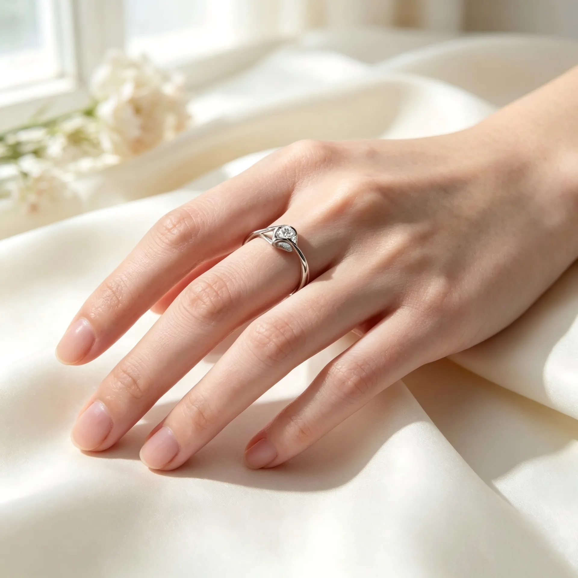 Sleek Minimalist Twist Ring