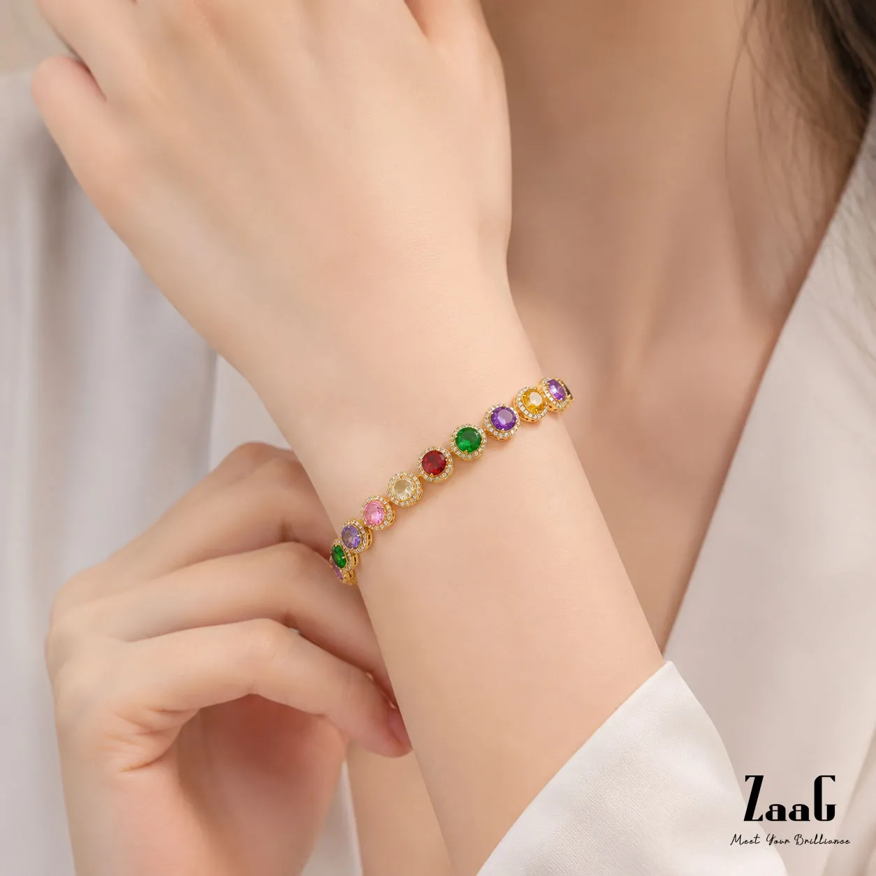 Royal Hue Halo Bracelet
