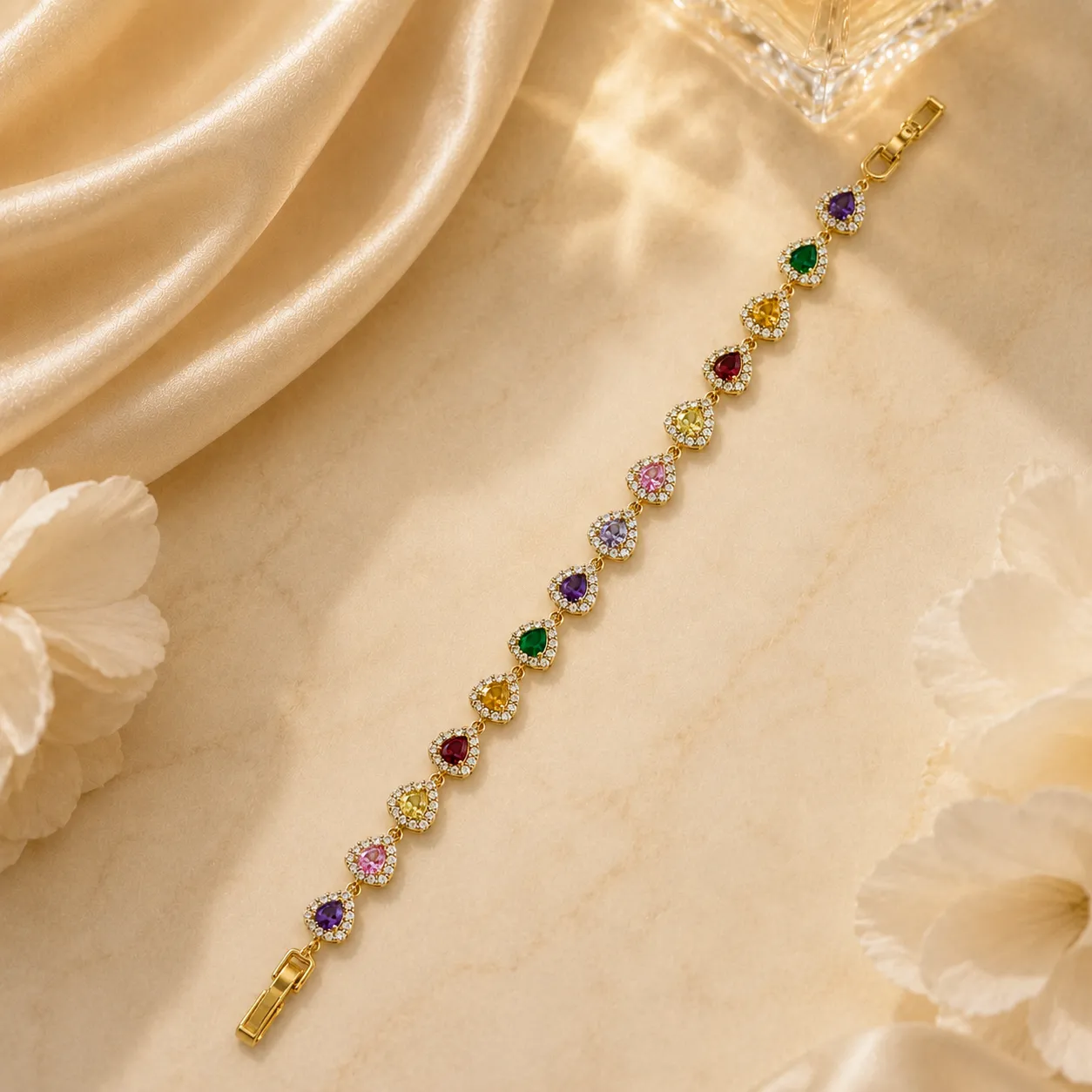 Mystic Rainbow Cascade Bracelet