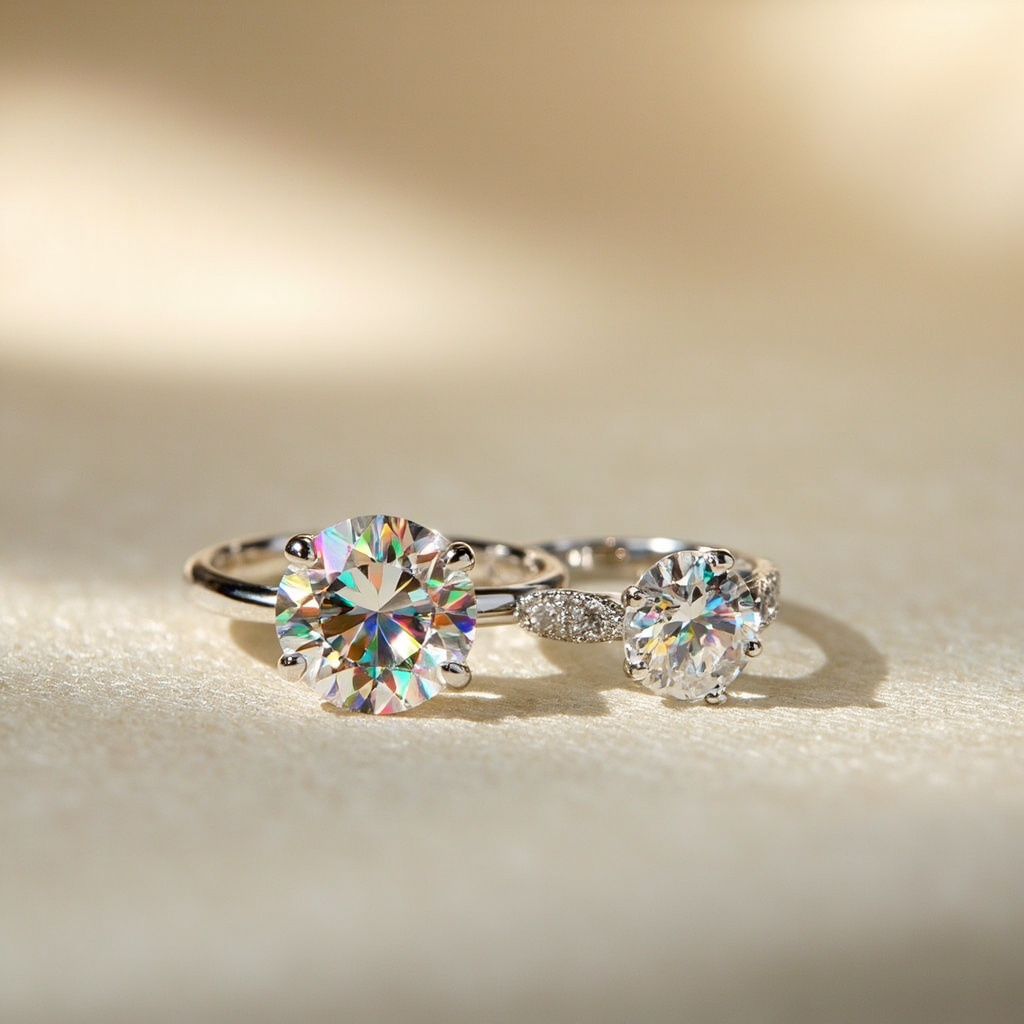 Is moissanite as sparkly as diamond for an engagement ring