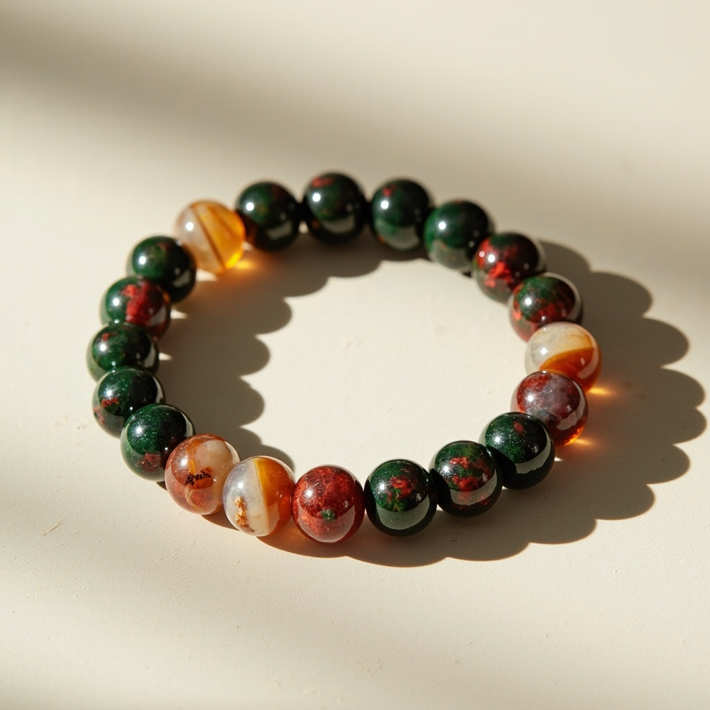 Can a bloodstone and agate bracelet help with blood health
