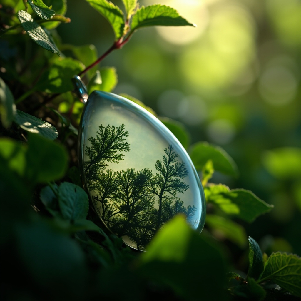 Can a moss agate pendant help with gardening and plants