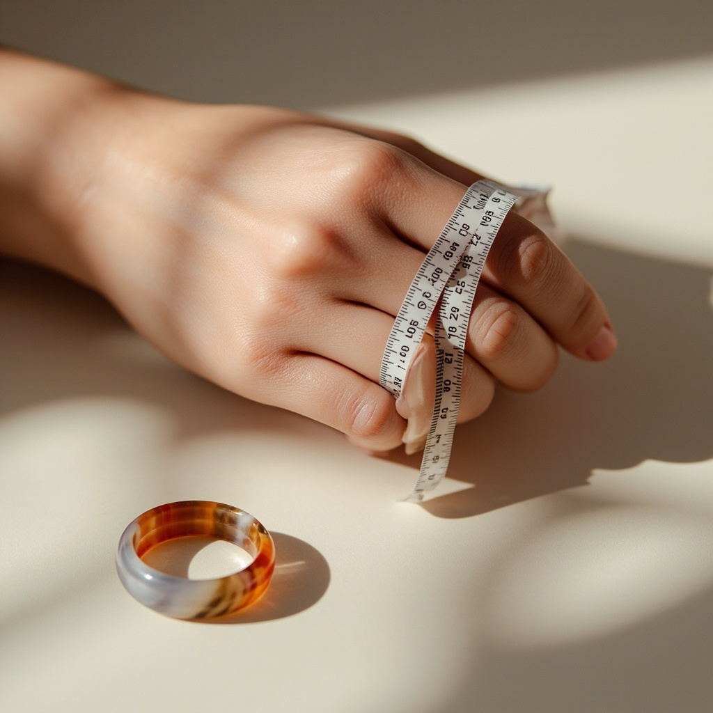 How to measure wrist for a non stretch agate bangle