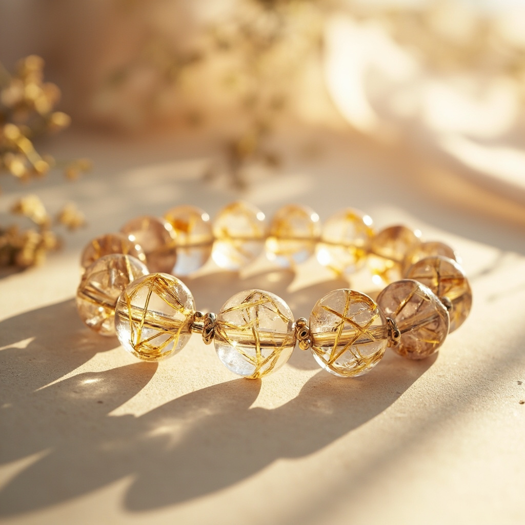 Can a rutilated quartz bracelet help with manifestation