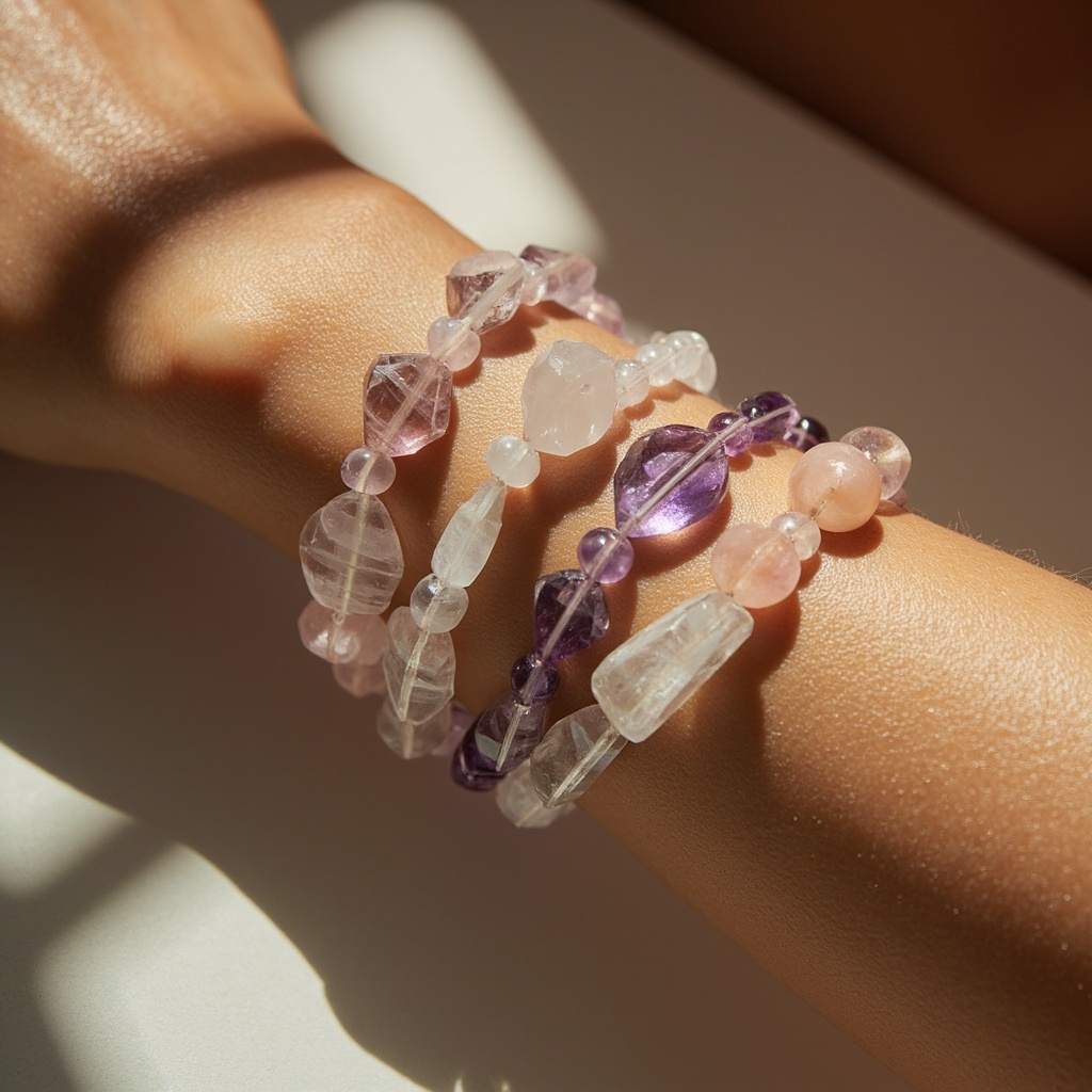 Can I wear multiple crystal bracelets on one arm