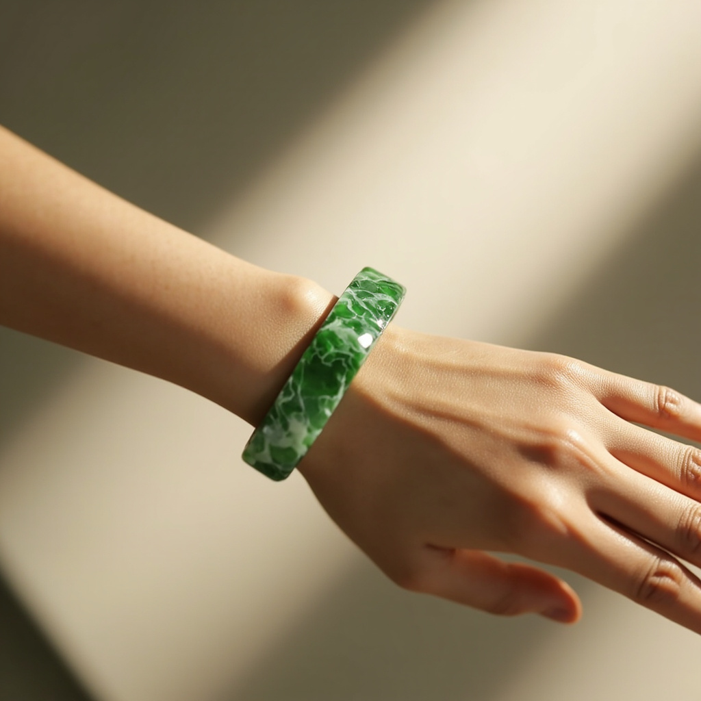Can I wear a jade bracelet on my left hand for luck