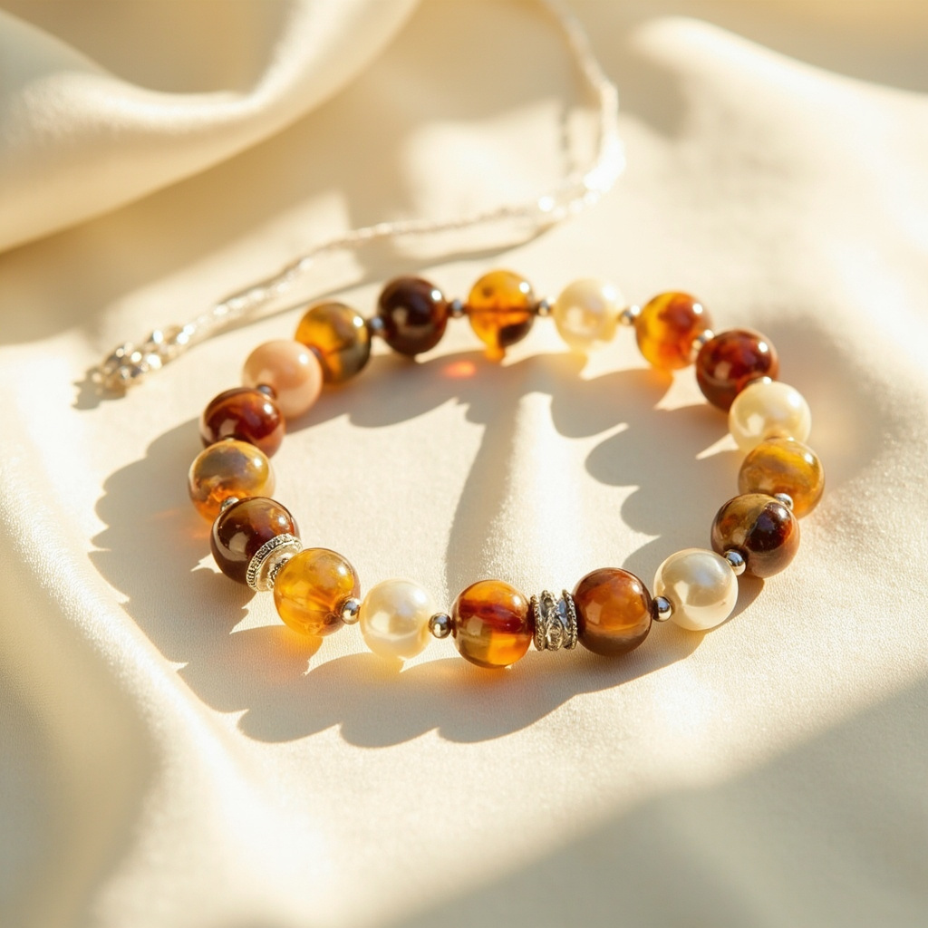 Where to buy a real agate and pearl bracelet for wedding