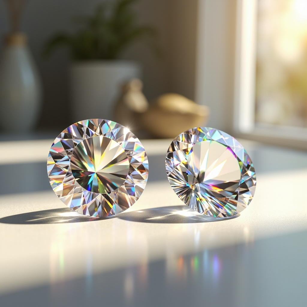 How to tell fake moissanite from real one at home