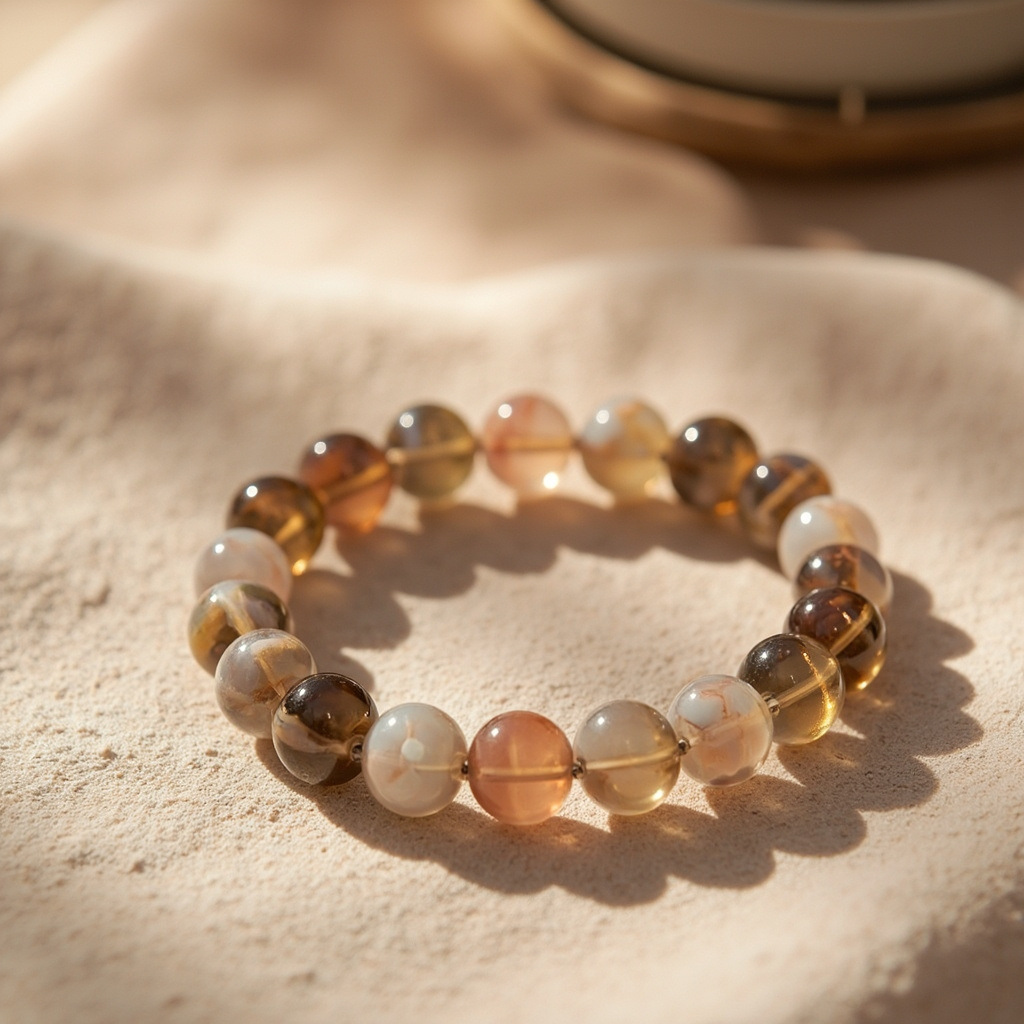 Does a flower agate bracelet help with self growth