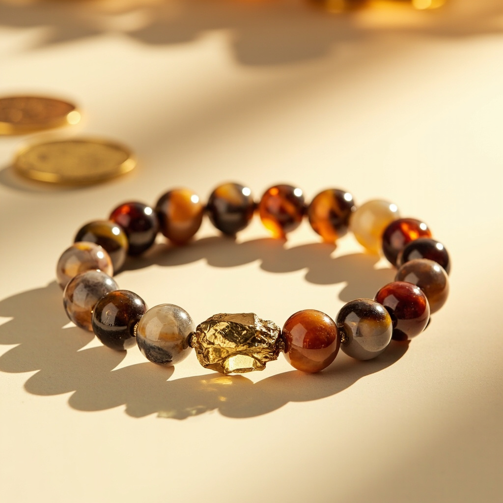 Can a pyrite and agate bracelet attract money fast