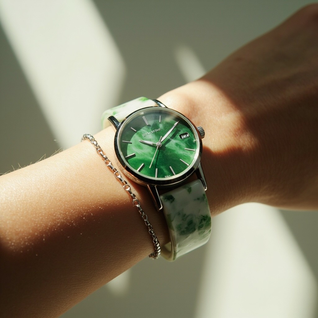 How to pair a jade bracelet with a watch without breaking